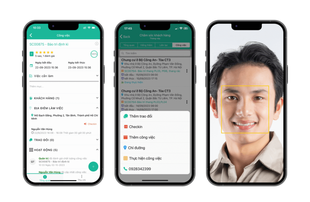 App mobile giúp nhân viên hiện trường xử lý công việc nhanh chóng